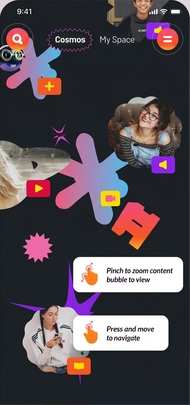 Gamified journey screen